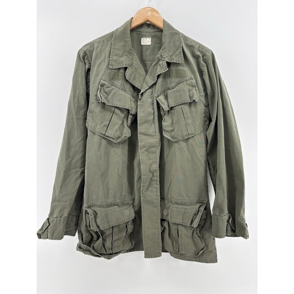 Vietnam Jacket 107 Coat Man's‎ Combat Ripstop Slant Tropical Airborne Wind Small
